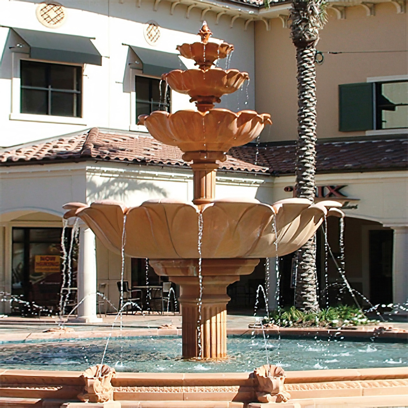 Antik Kaskaden Gartenbrunnen Einsatz - Biddlesden / Sand