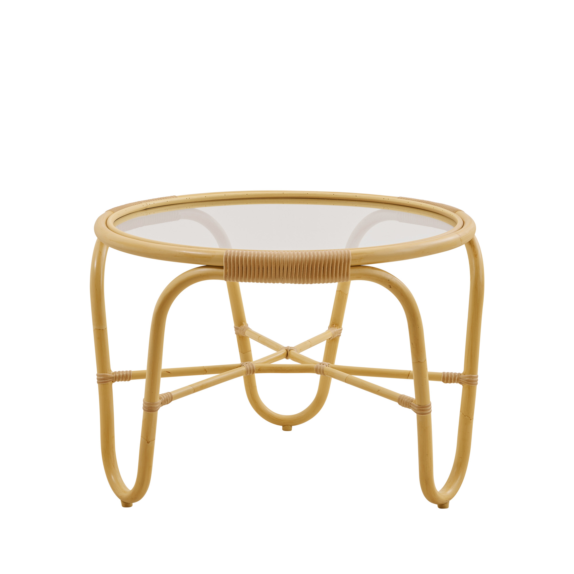 Runder Gartentisch für die Outdoor Sofaecke aus Alu - Kaffeetisch Bjell