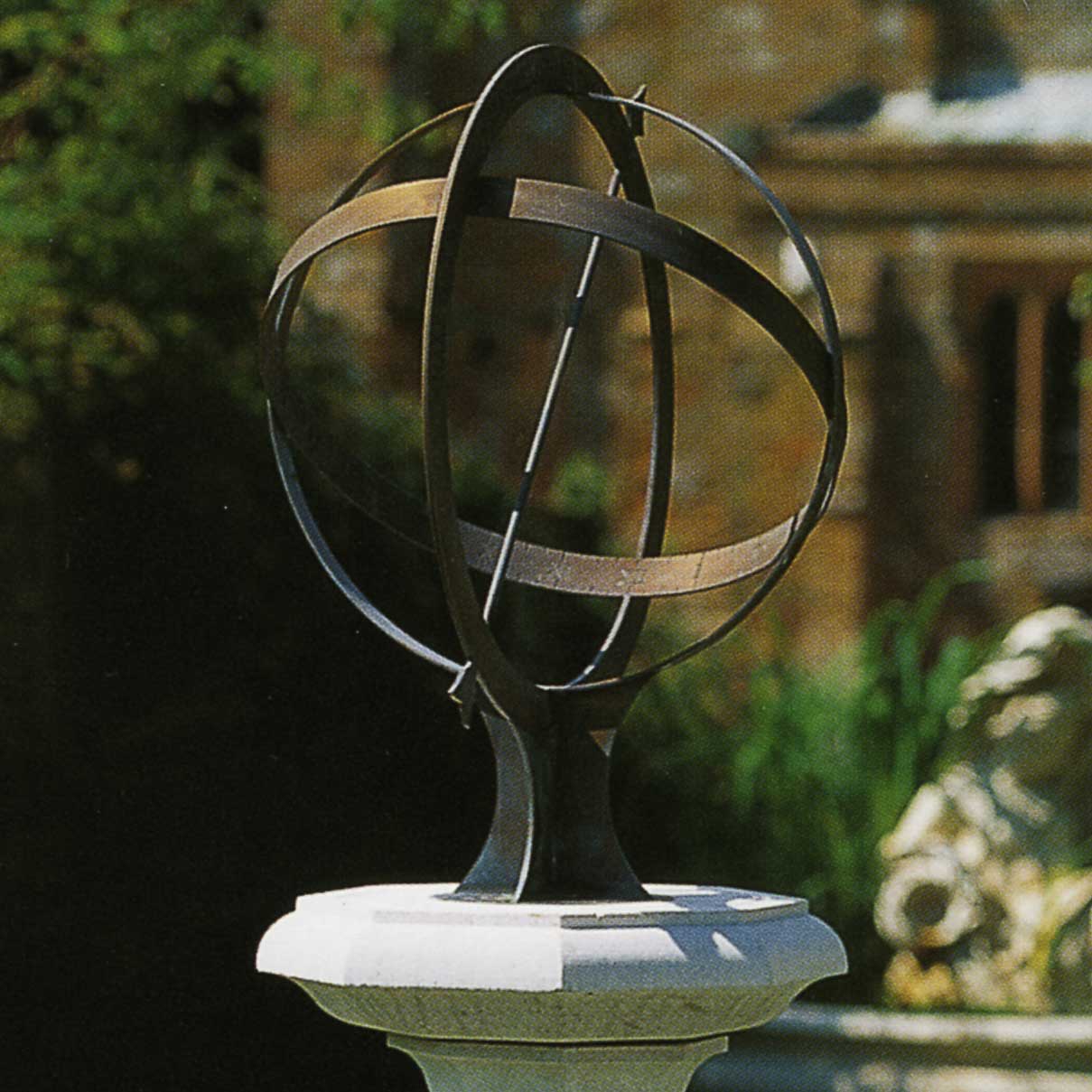 Messing Sonnenuhr antik - Astros