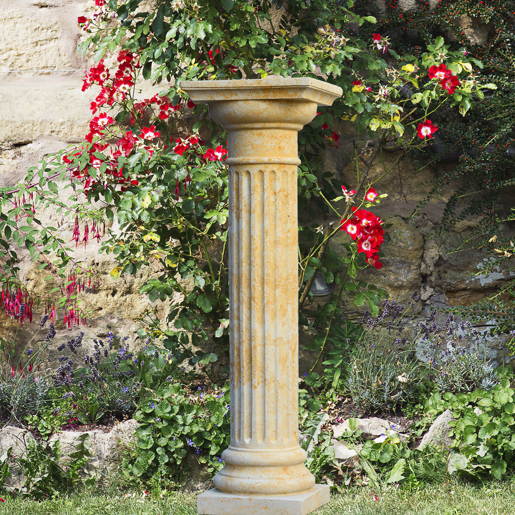 Griechische Garten Säule - Casina / Portland weiß