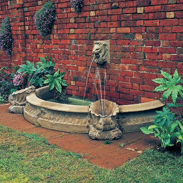 Garten Brunnen Umrandung Sandstein - Fontano Meta / Sand