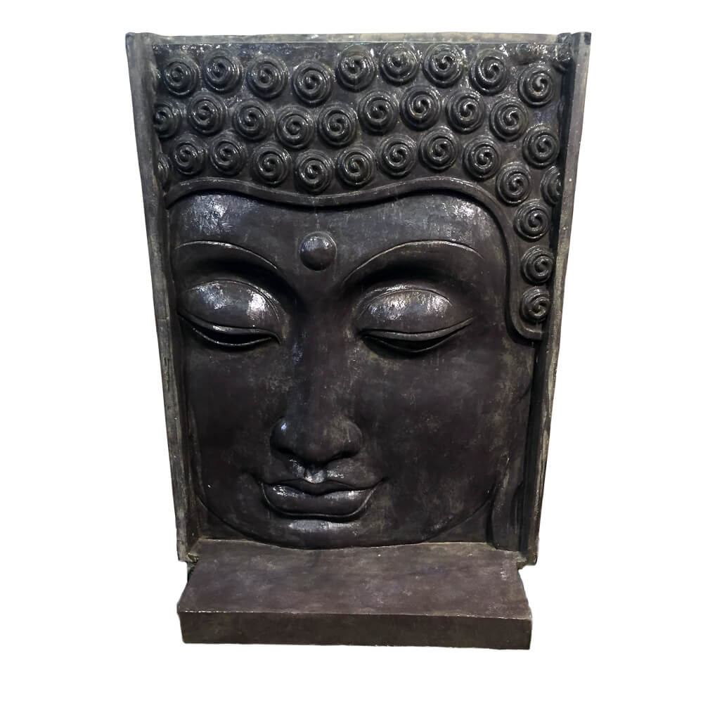 Buddharelief aus Steinguss als Wasserspiel für den Garten - Asakam / Standard