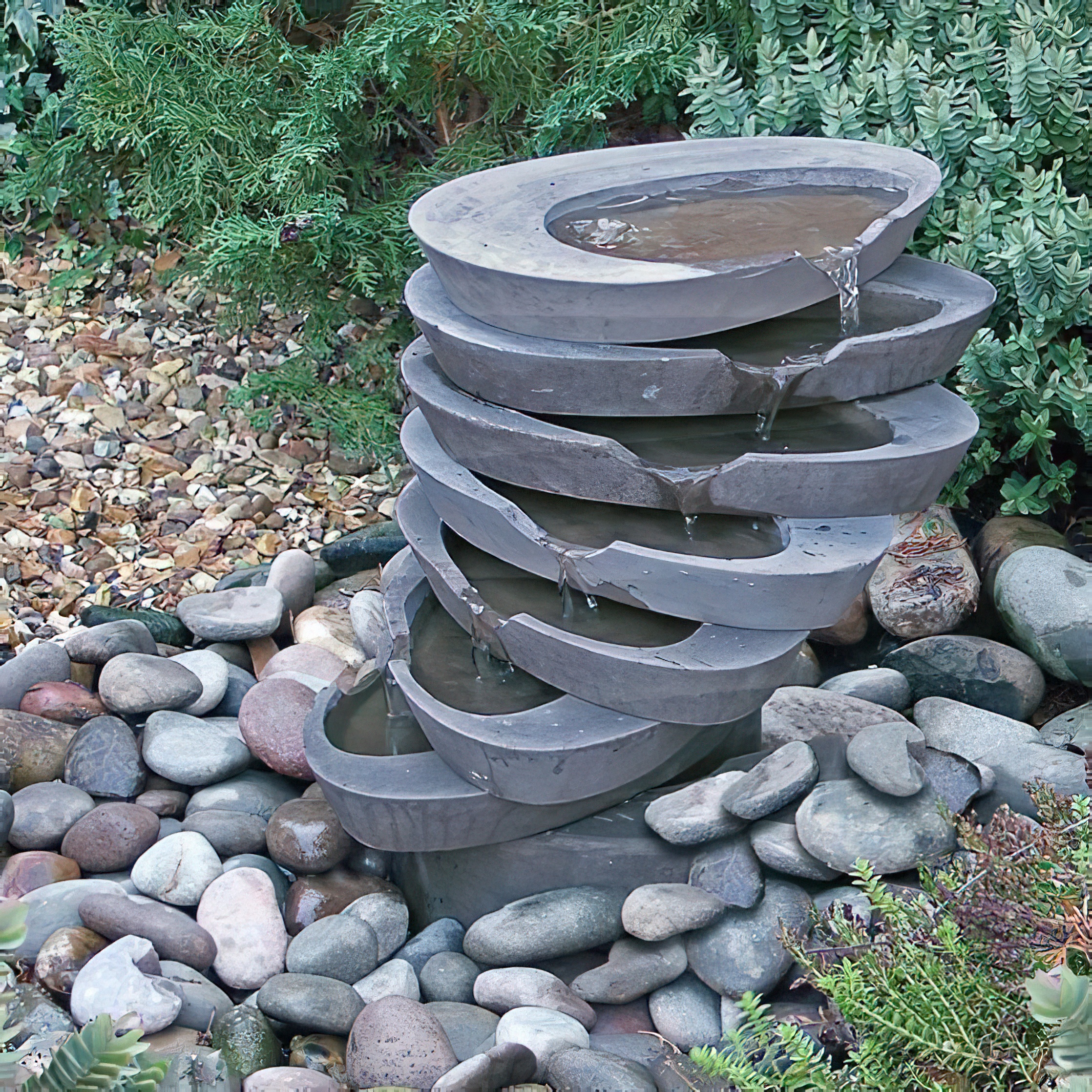 Garten Kaskaden Wasserspiel - Goldney / Sand / 31,5x38 cm (DmxH)