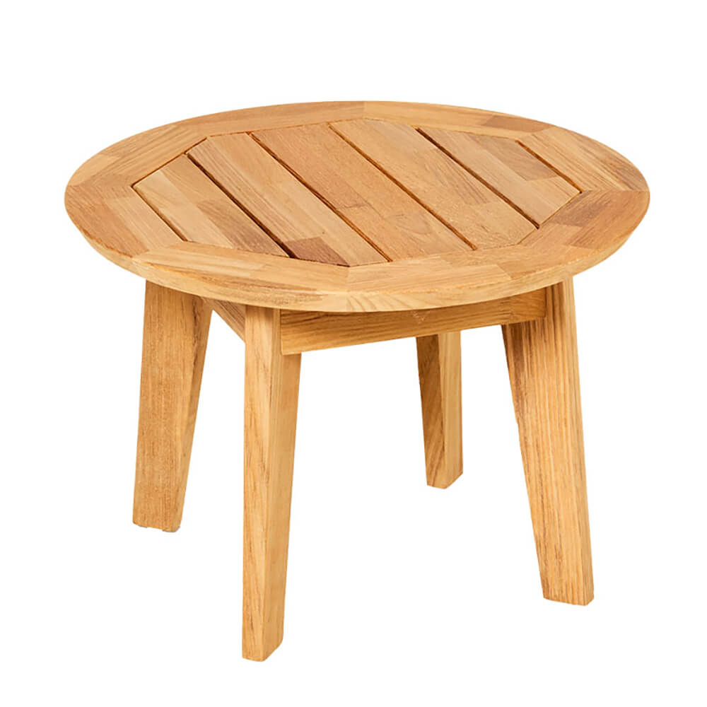 Garten Beistelltisch aus Teakholz - 50cm - rund - Darcey M Beistelltisch