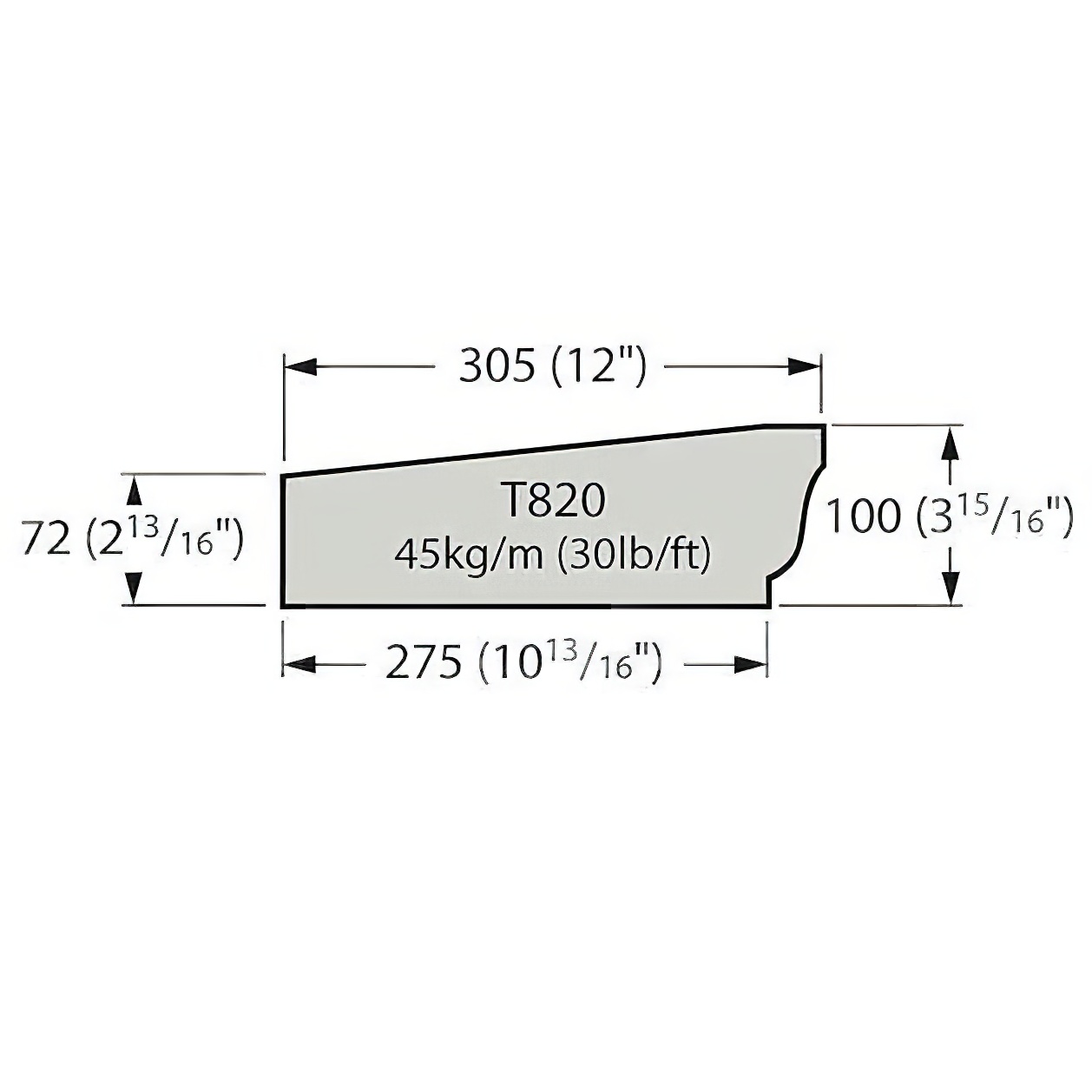 Garten Mauer Deckplatte aus Beton Stein / Sand / 90x30,5x10 cm (LxBxH)