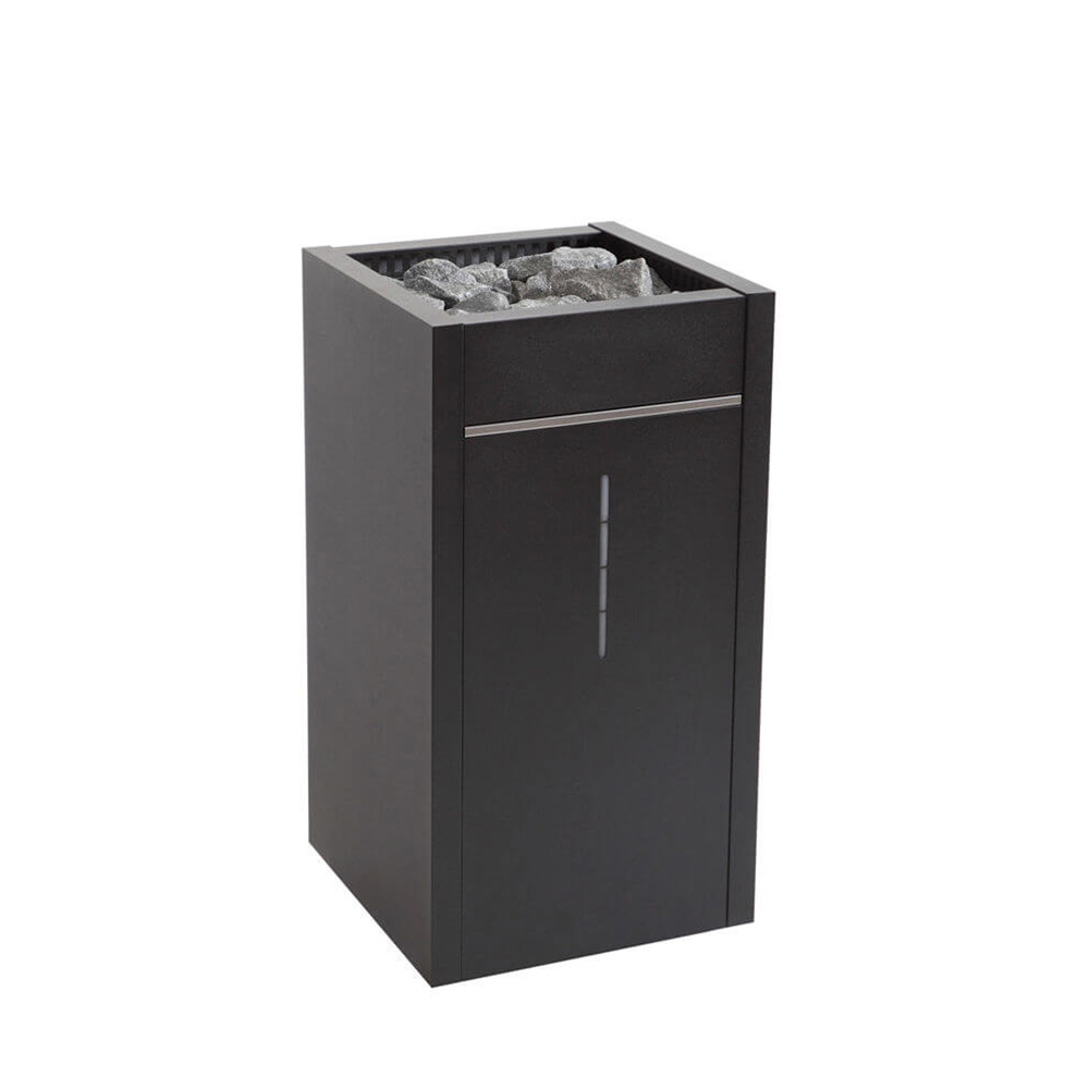 Schwarzer Sauna Ofen für die Bio Sauna - verschiedene Leistungsstärken - Kerima / 7kW