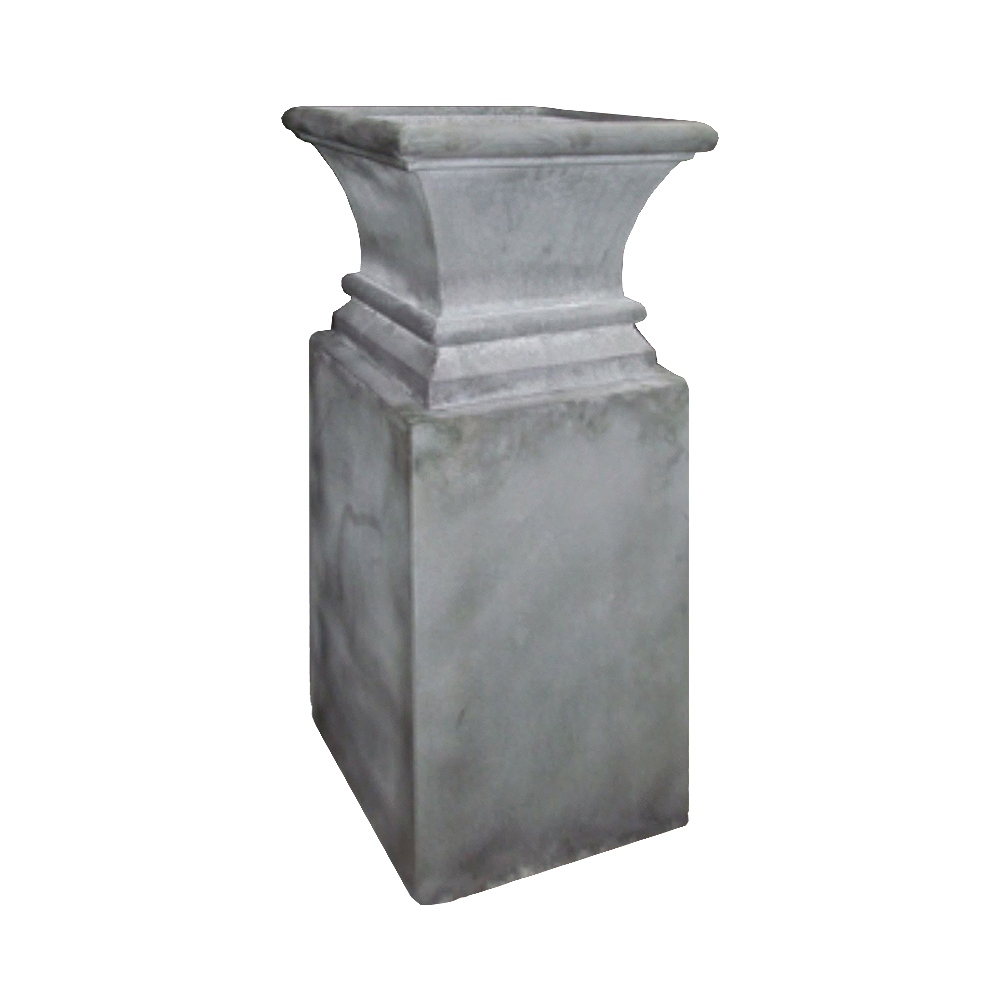 Massives Metallpodest für Pflanzgefäße & Skulpturen - Viverana / 90x54x54cm (HxBxT) / Stahl galvanisiert