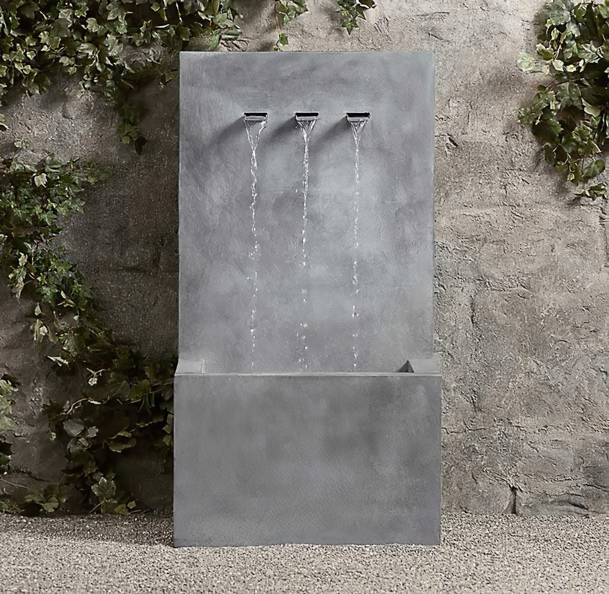 Gartenbrunnen aus Zink - Tre Cascata