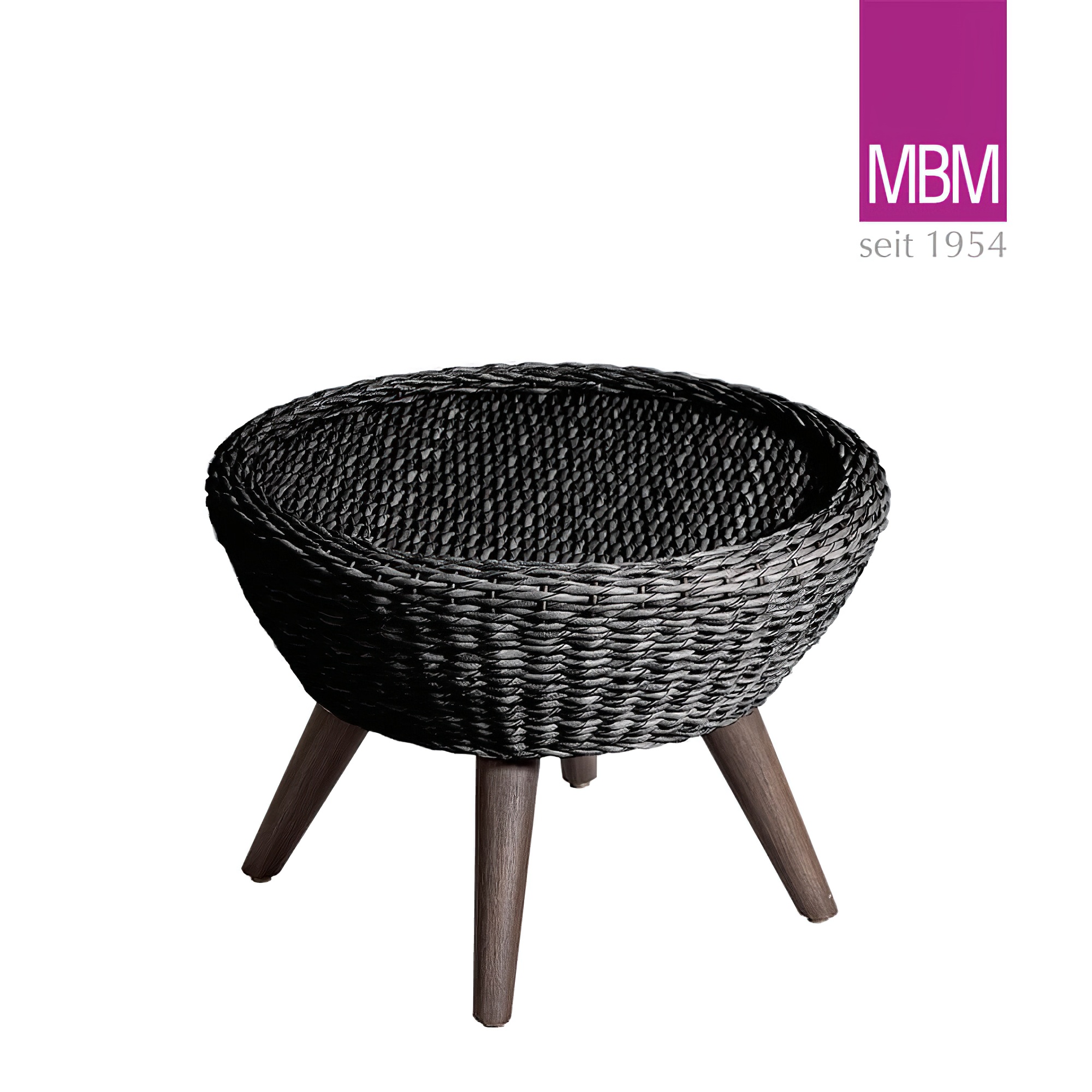 Beistelltisch passend zum Sessel Ocean Black von MBM - Beistelltisch Ocean  / ohne Auflage