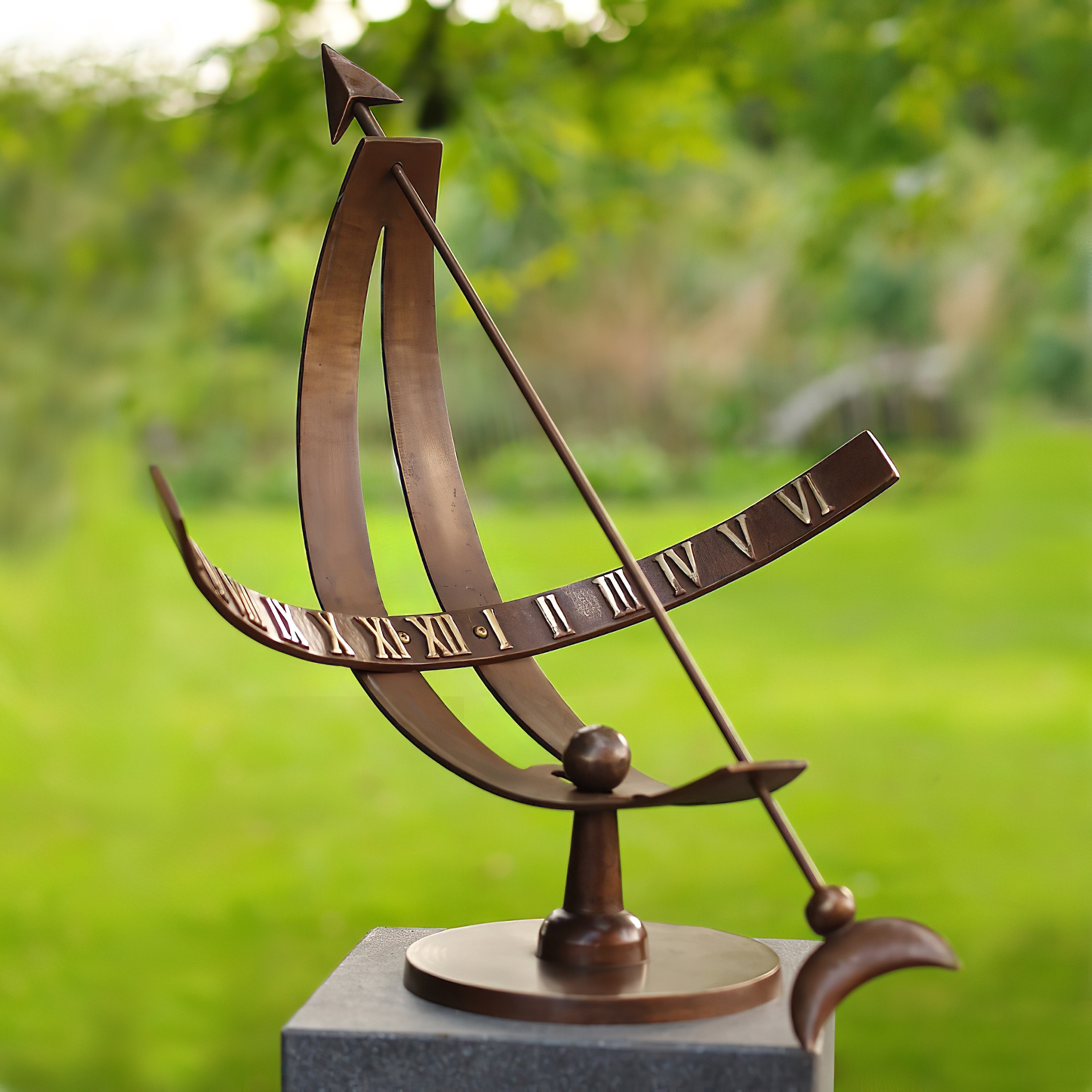 Moderne Garten Sonnenuhr - Galileo