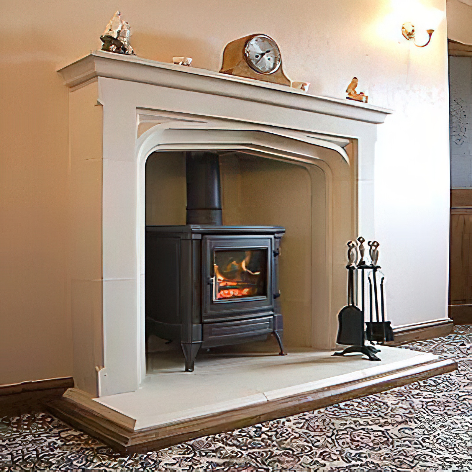 Antike Kamin Konsole - Goodwood House / Sand