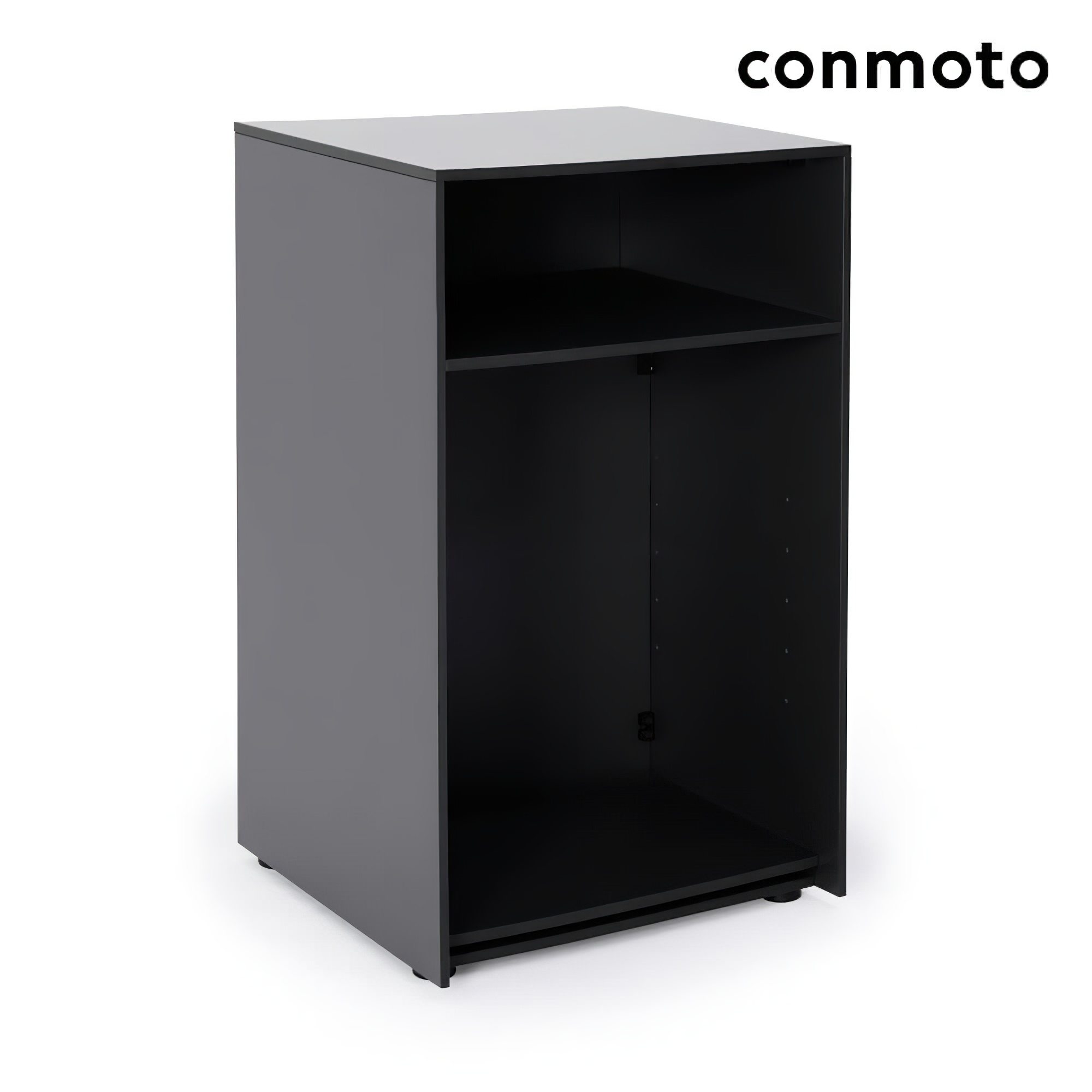 Unterschrank für Gartenküchen aus HPL in Anthrazit - Ticino Shelf