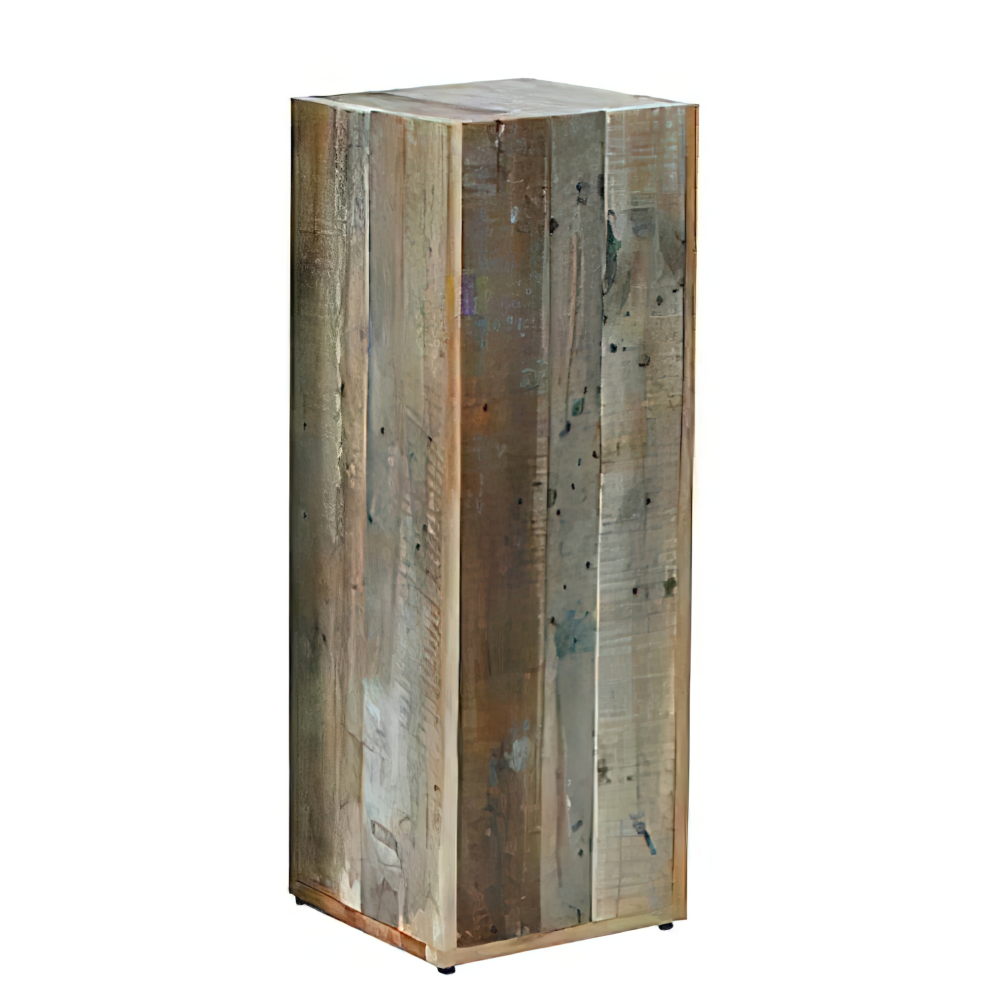 Gartendeko Podest aus Holz - used look - Sagunto / 100x35x35cm