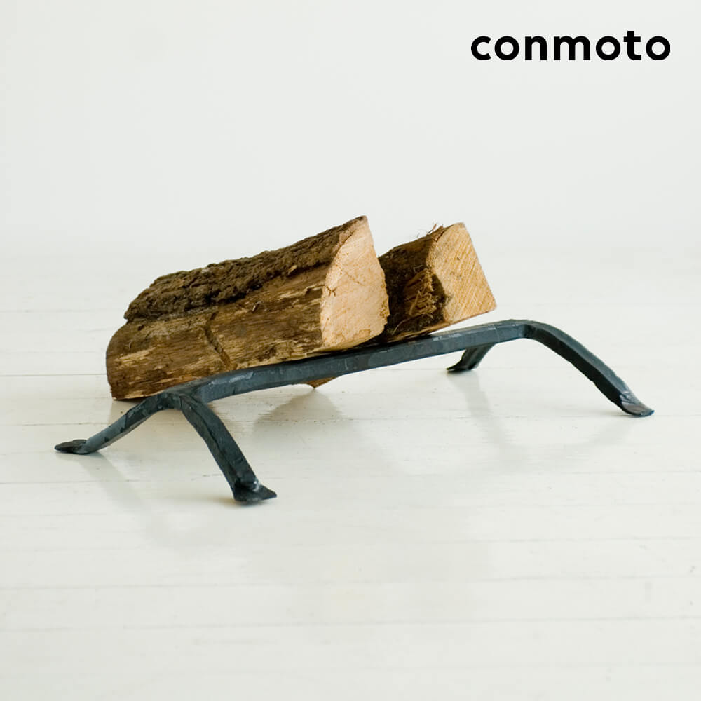 Schwarzer Feuerbock aus Eisen - handgeschmiedet - A Ferro E Fuoco