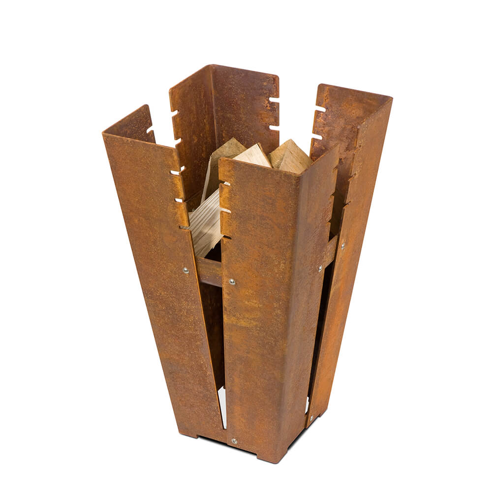 Design Feuerschale aus Stahl optional mit Grillrost - Rhea / nur Feuerschale