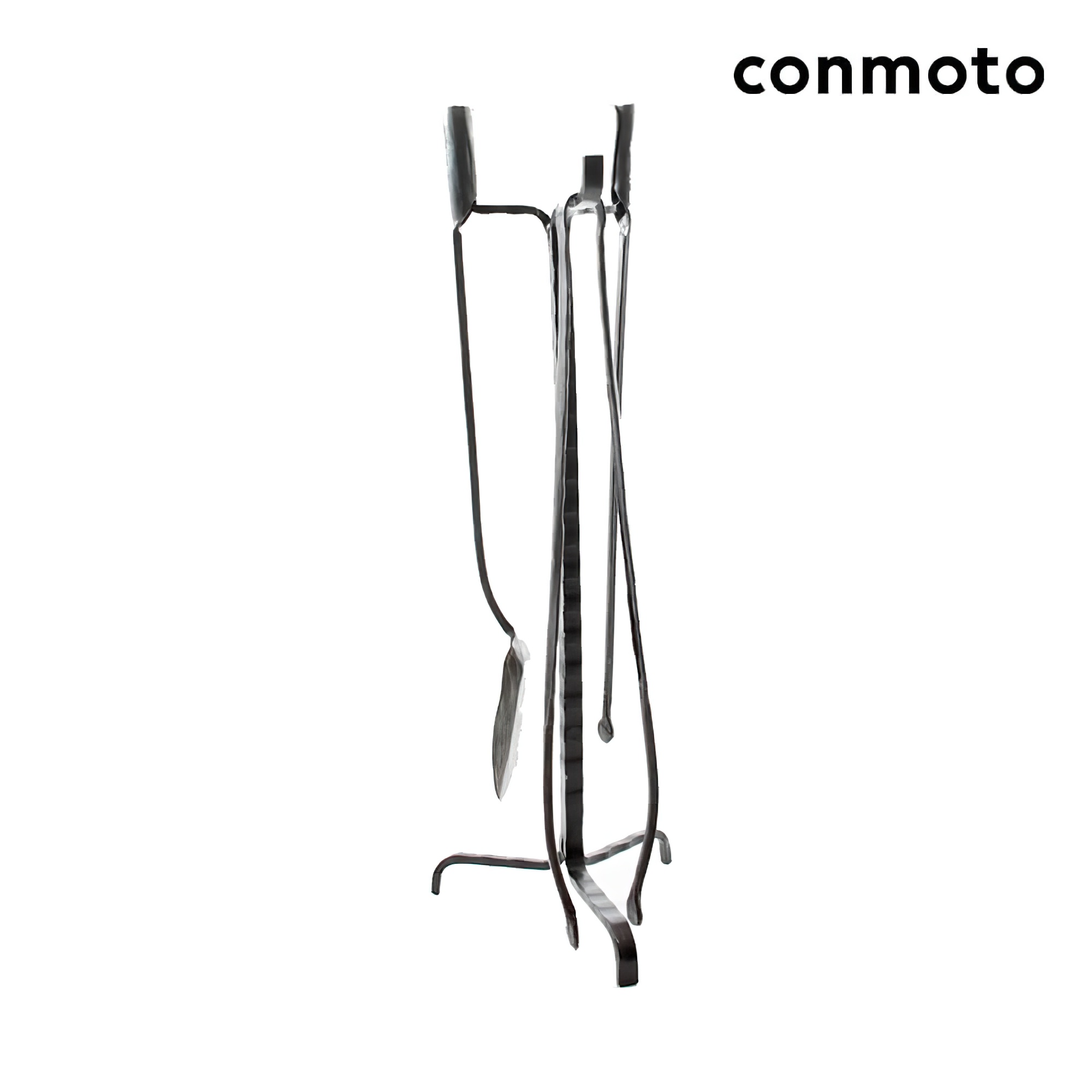 Ständer für Kaminbesteck - schwarz - aus Eisen - A Ferro E Fuoco