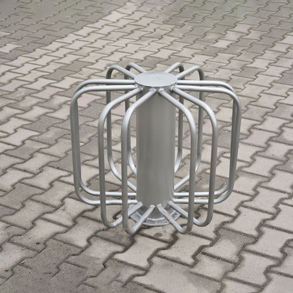 Sechsfacher Fahrradparker aus Metall für Kommunen oder Gärten - Thorsteinn / Grün