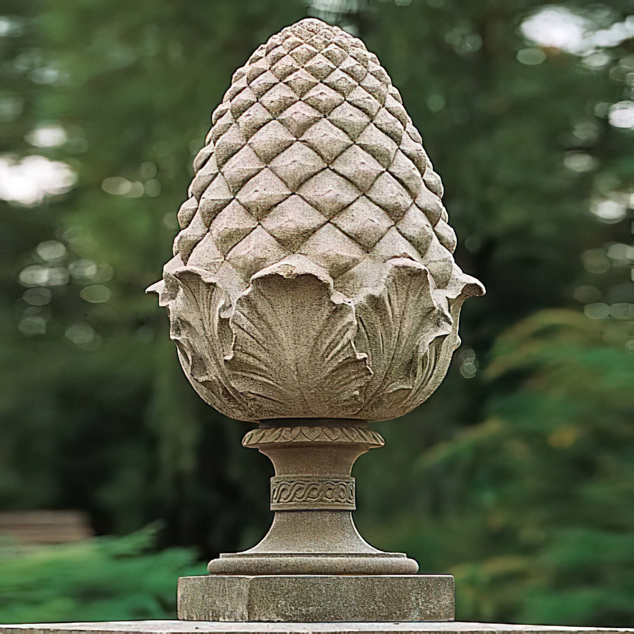 Ananas aus Stein - Gordian / Sand