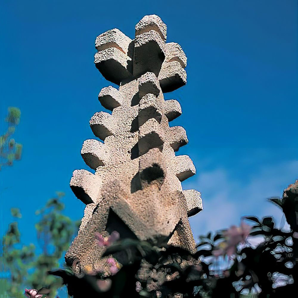 Historische Gartenskulptur aus Stein für Sockel und Torpfeiler - Honoro
