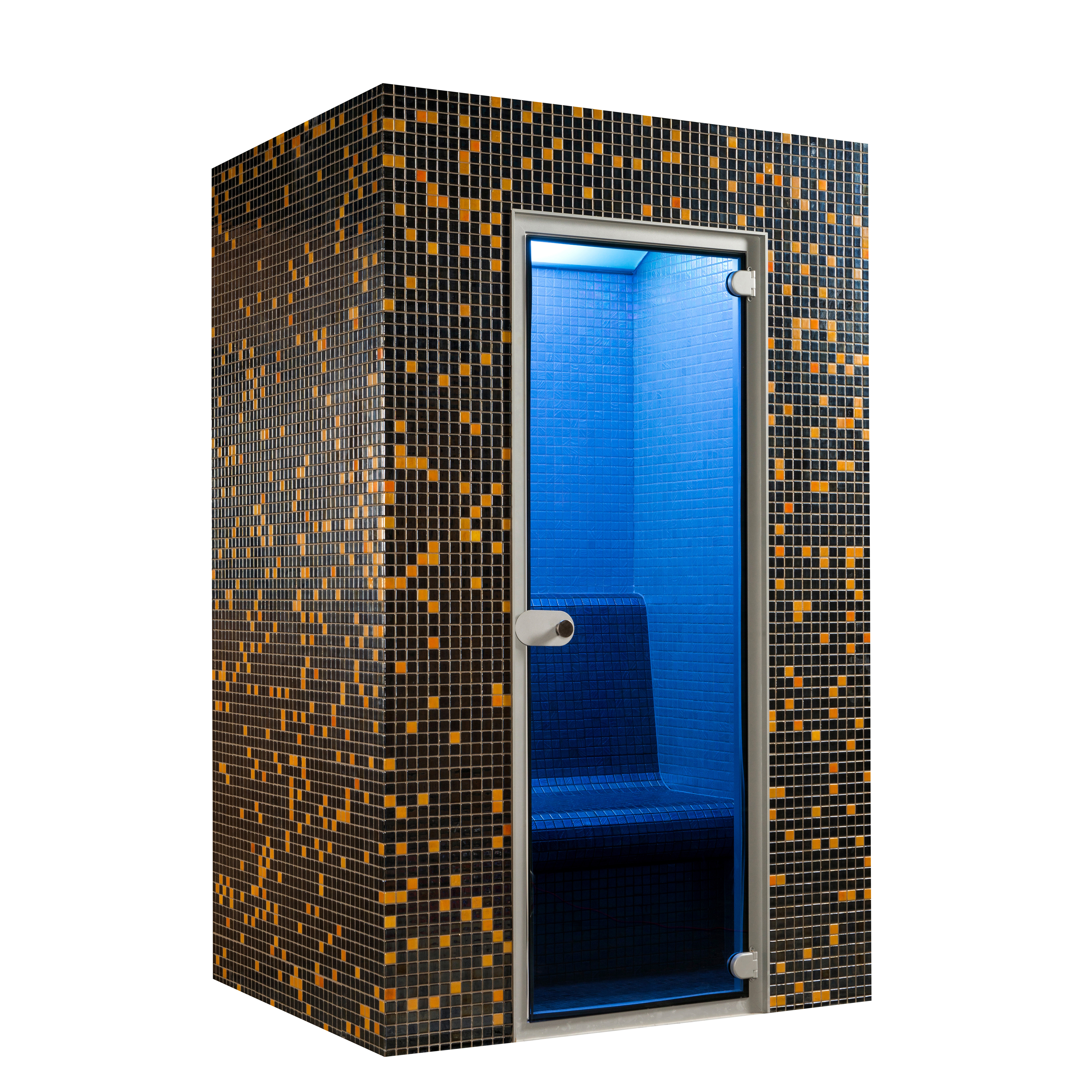 Heim Dampfbad in verschiedenen Größen mit Mosaikgestaltung - Ebonique / für 2 Personen