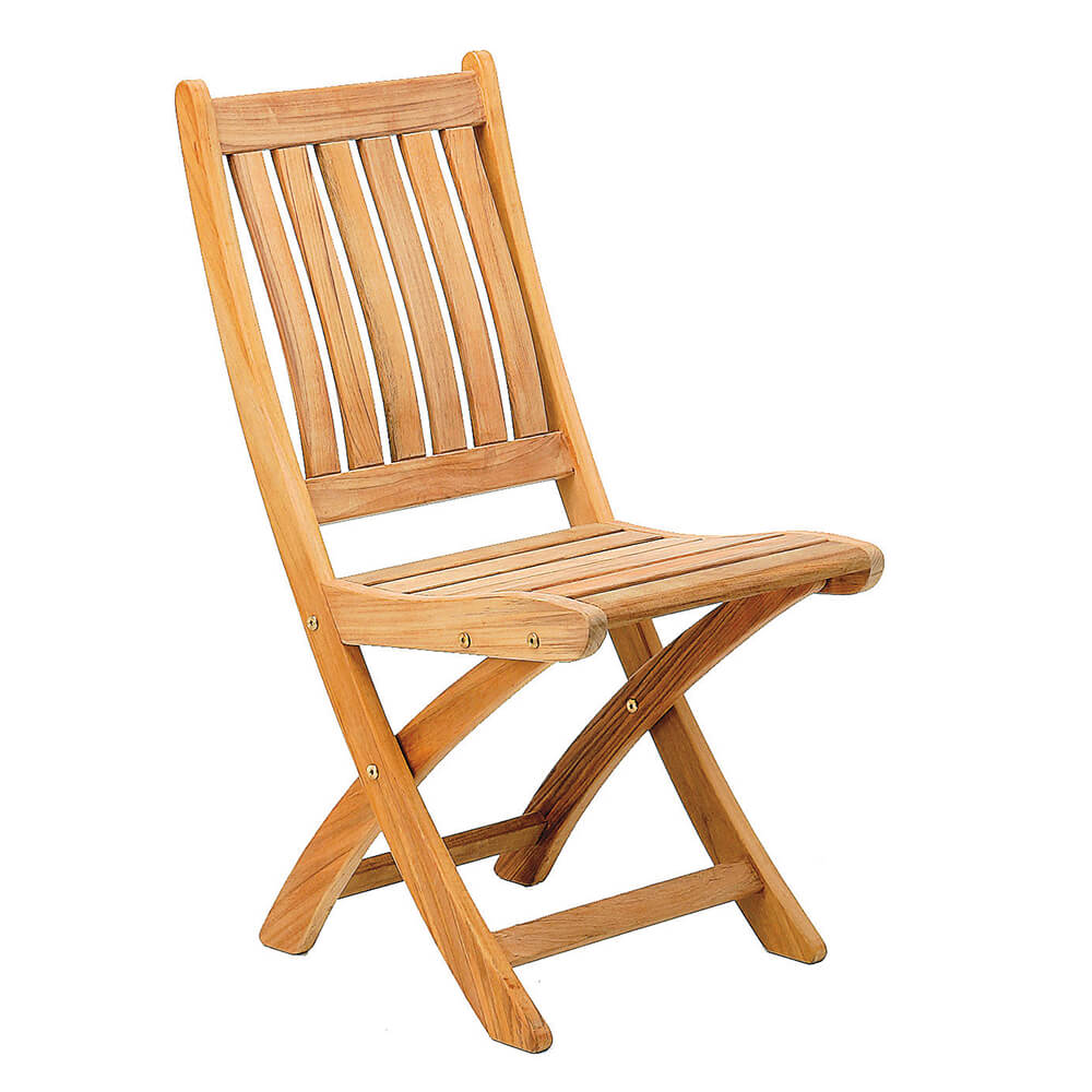 Moderner Garten Klappstuhl aus Teak Holz - Ivy Klappstuhl
