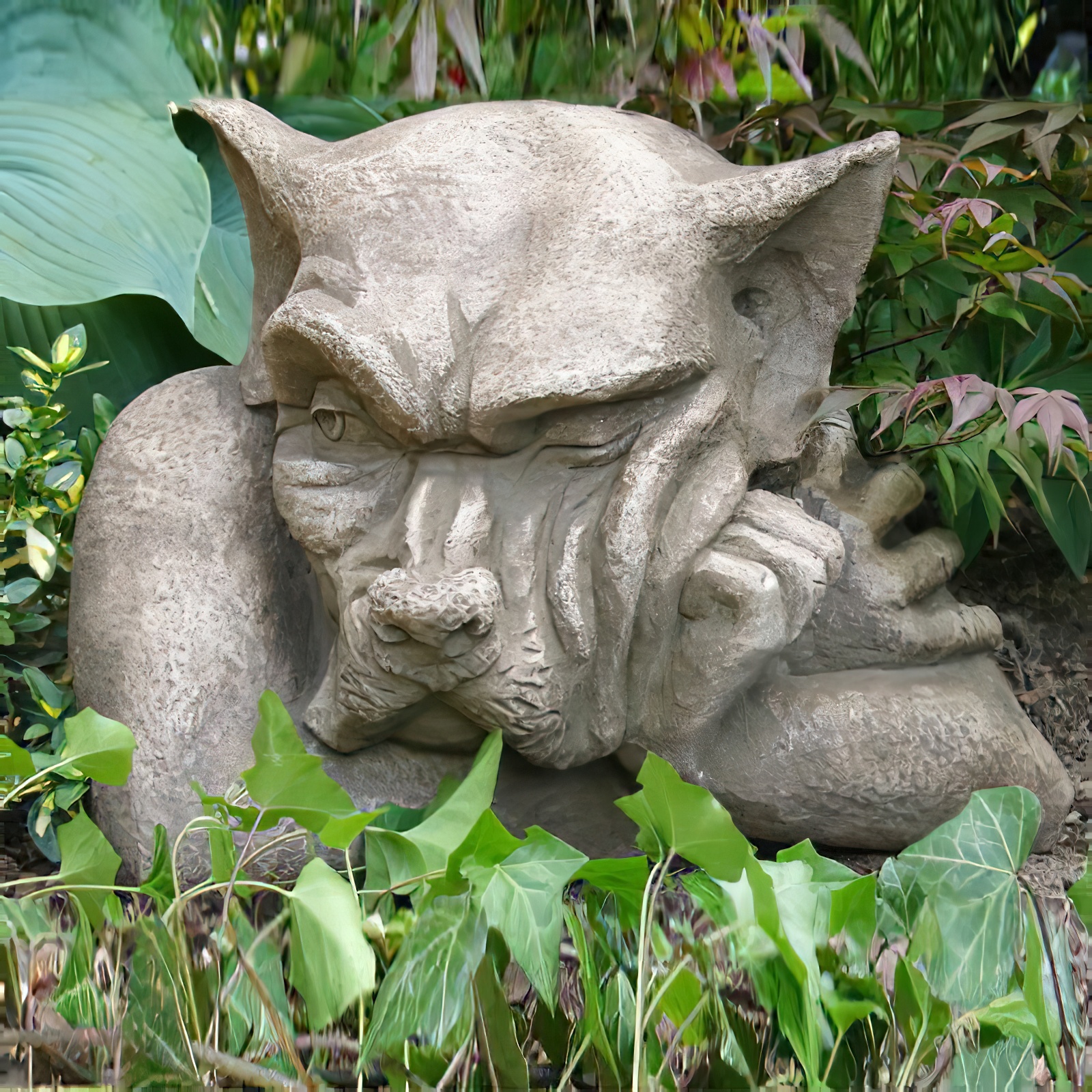 Mauerhocker Gargoyle Gartenfigur - Arthur