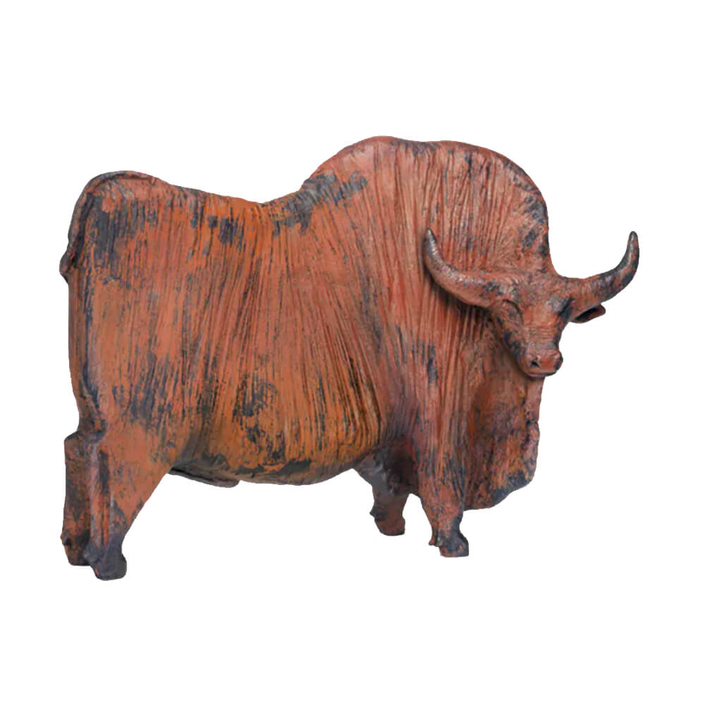 Große Stierfigur limitiert aus Bronze mit Rostpatina - Großer Stier