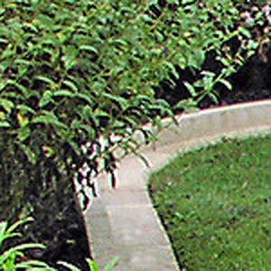 Rasenkantenstein aus Steinguss - Arcadian Innenkurve / Sand