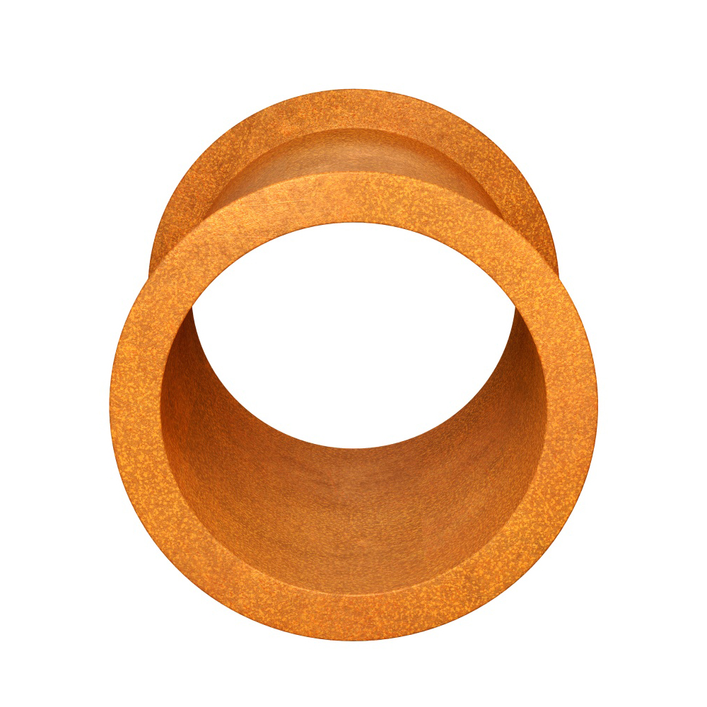 Cortenstahl Deko-Ring funktionales Outdoor-Regal für Holz, Pflanzen & Accessoires