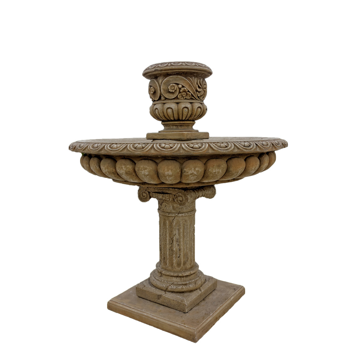 Dekorativer Garten Springbrunnen mit griechischer Säule - Ezion / Koryntia