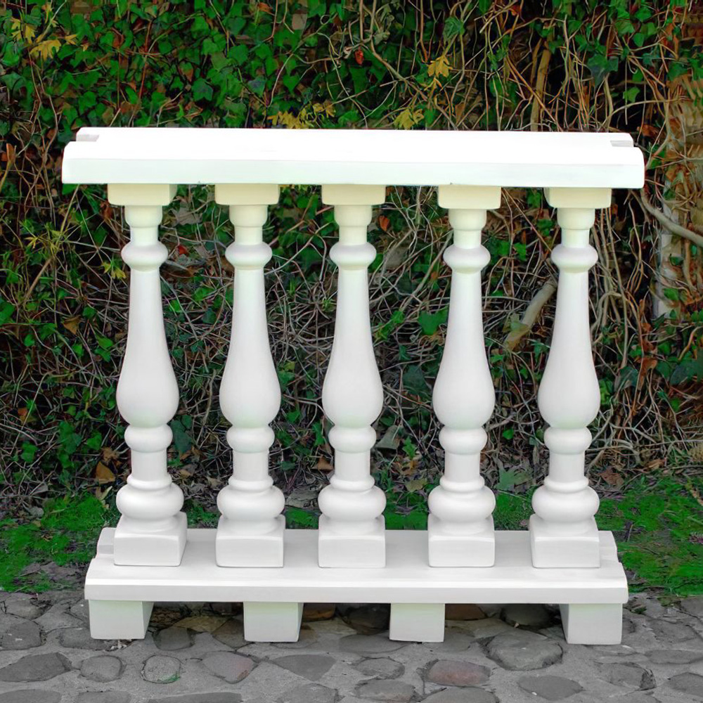 Schmale Steinguss Baluster für Balkone, Terrassen oder Brüstungen - Damasos / Etna