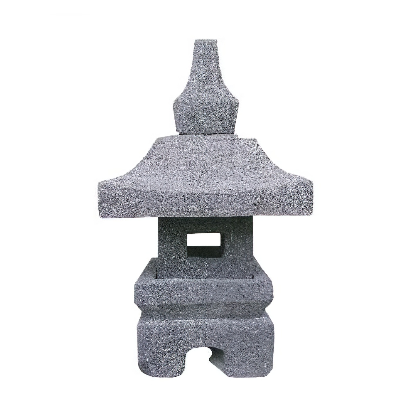 Japanische Steinlaterne aus Lavastein Unikat