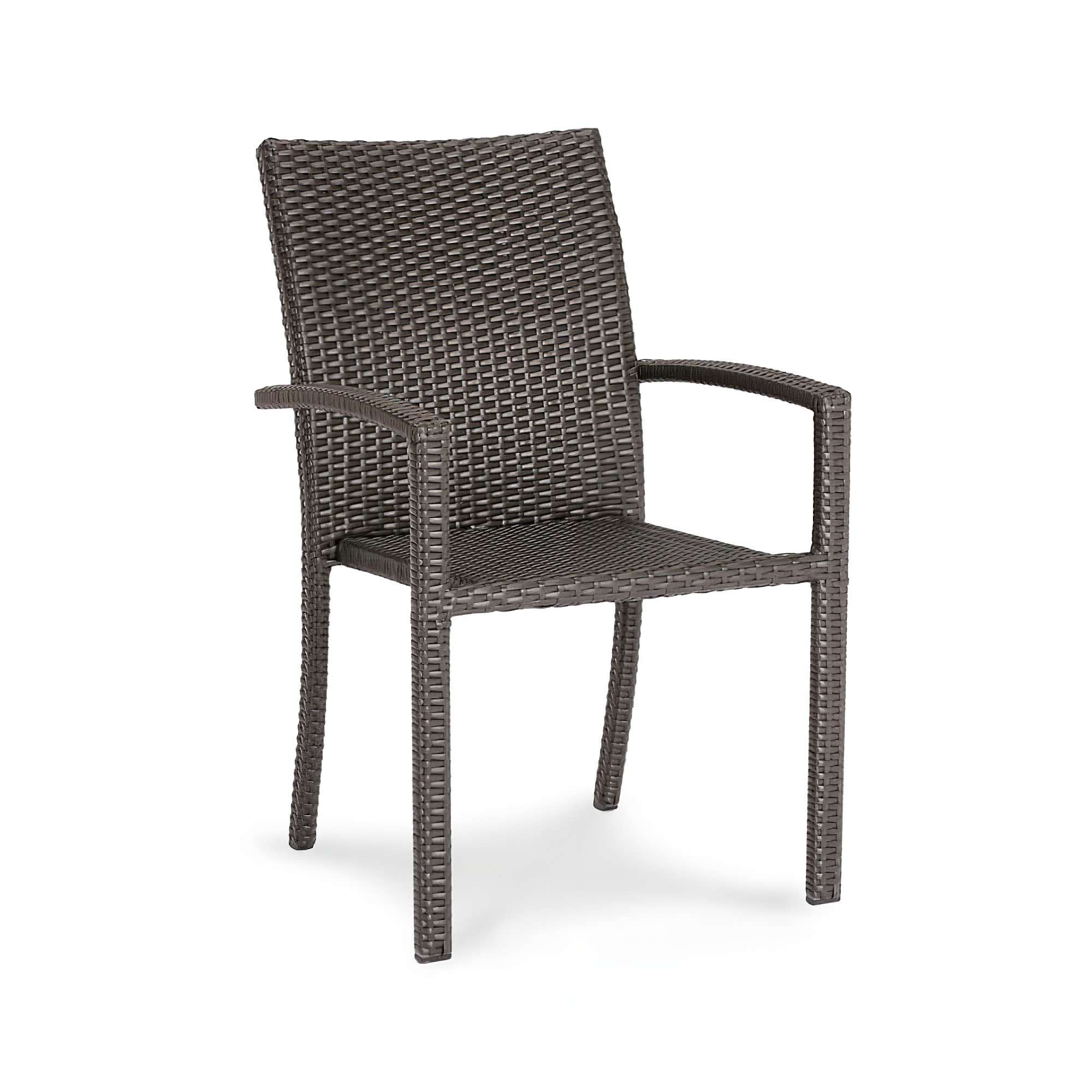 Leichter Outdoor Stapelstuhl mit Bestolan - Stuhl Fiscino / Mocca