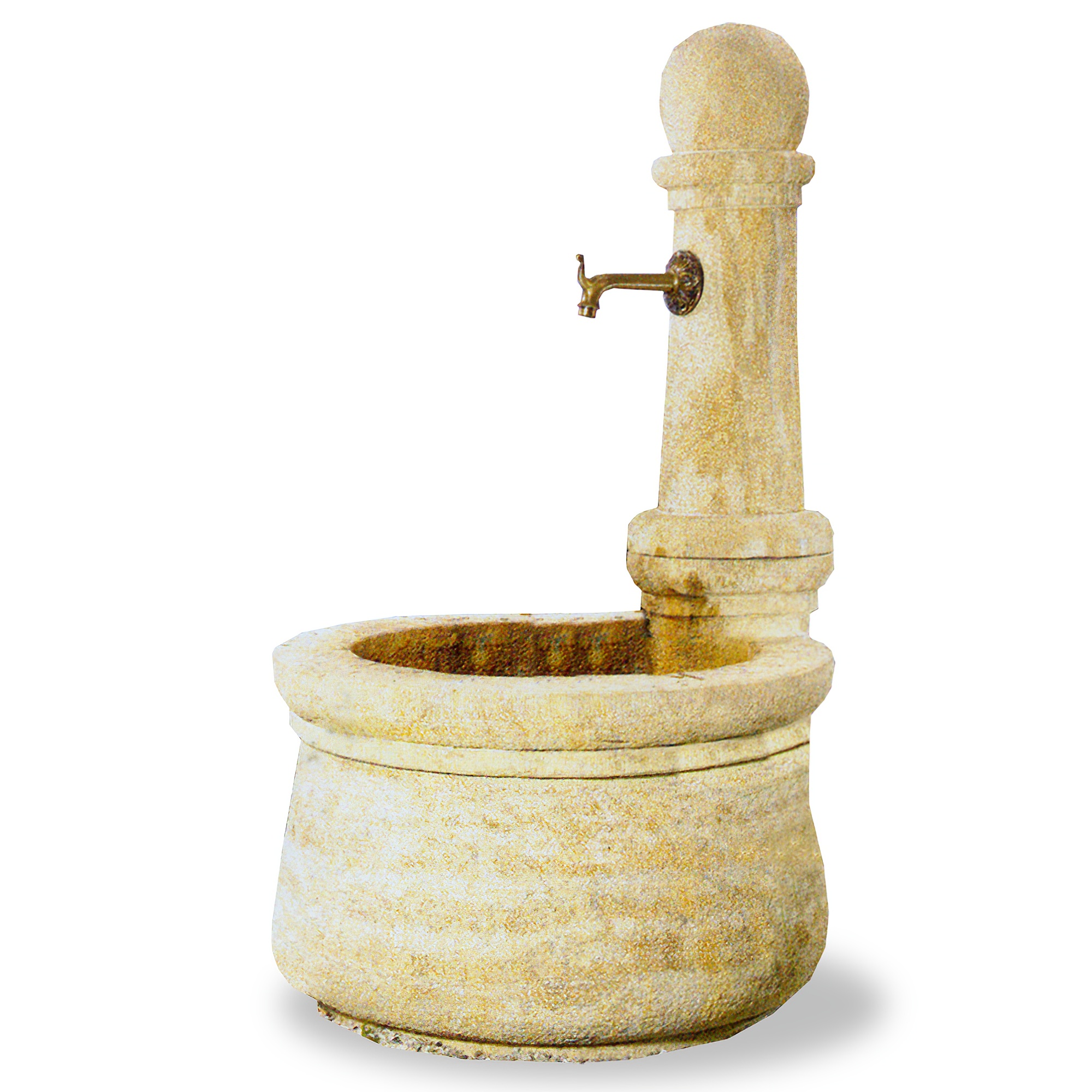 Garten Brunnen Naturstein  - Provencal Grande / 180x75x110cm