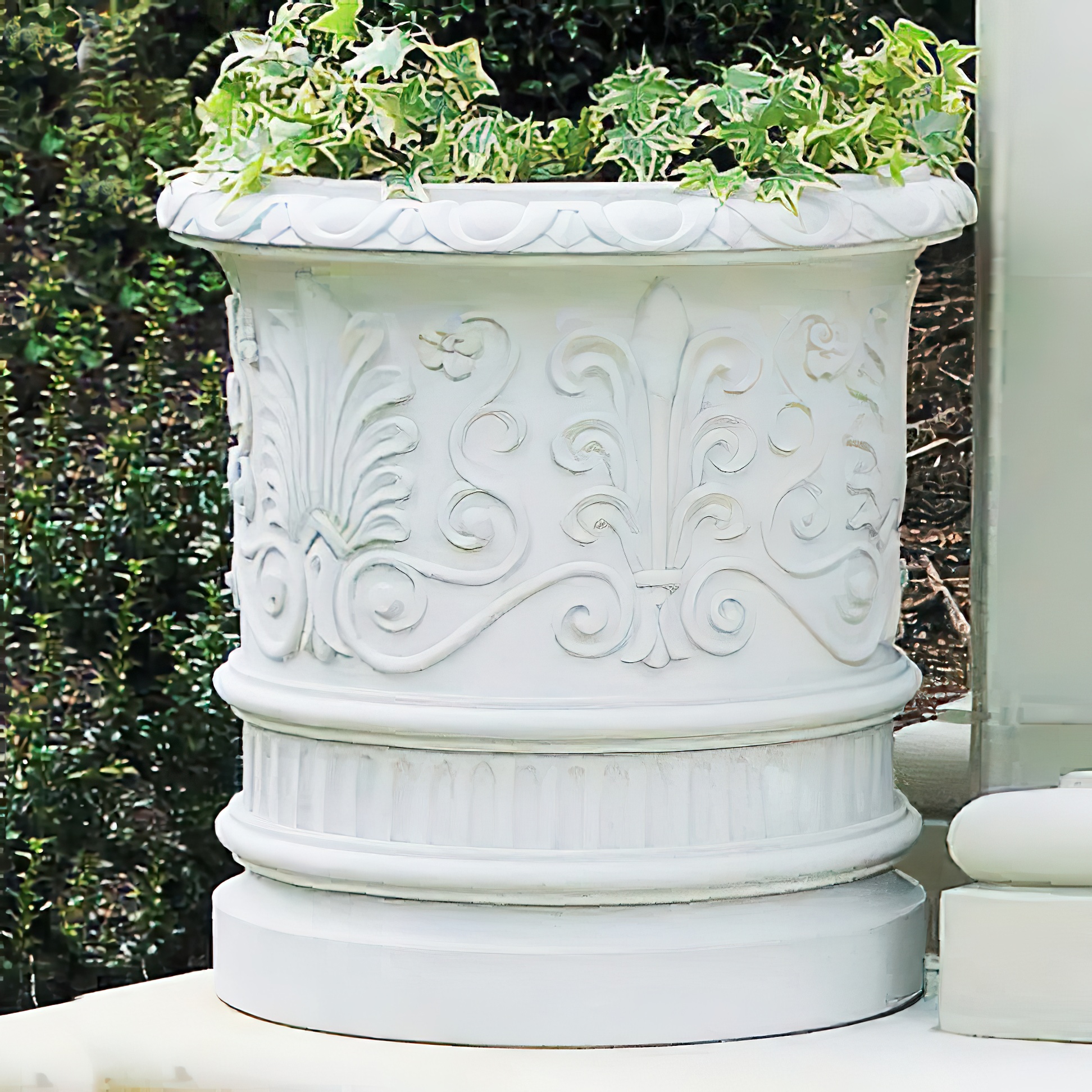 Garten Pflanzgefäß historisch - Eaton Manor / Sand / Pflanzgefäß