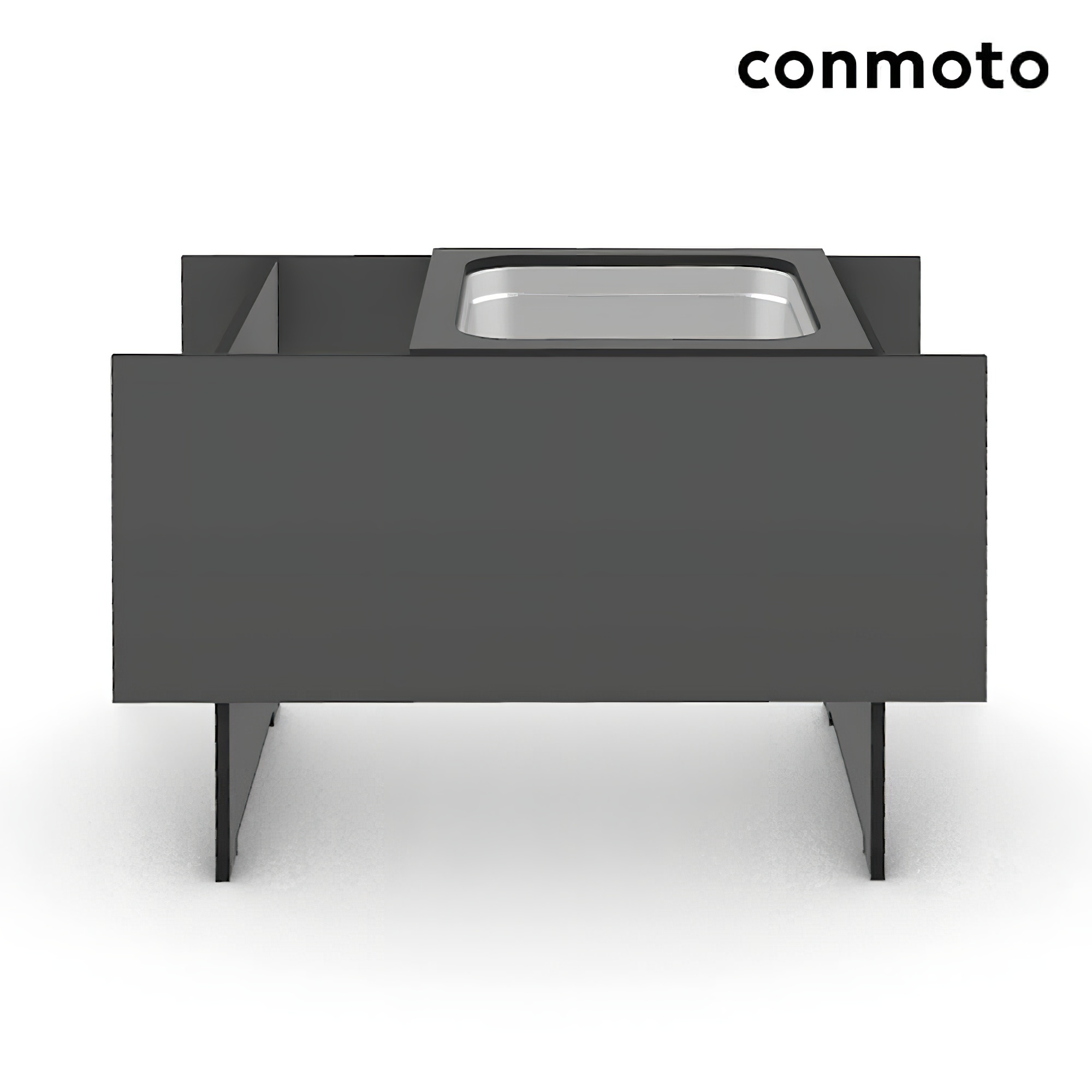 Outdoor Edelstahl Spülbecken für moderne Gartenküchen - Bacino Bowl / Anthrazit