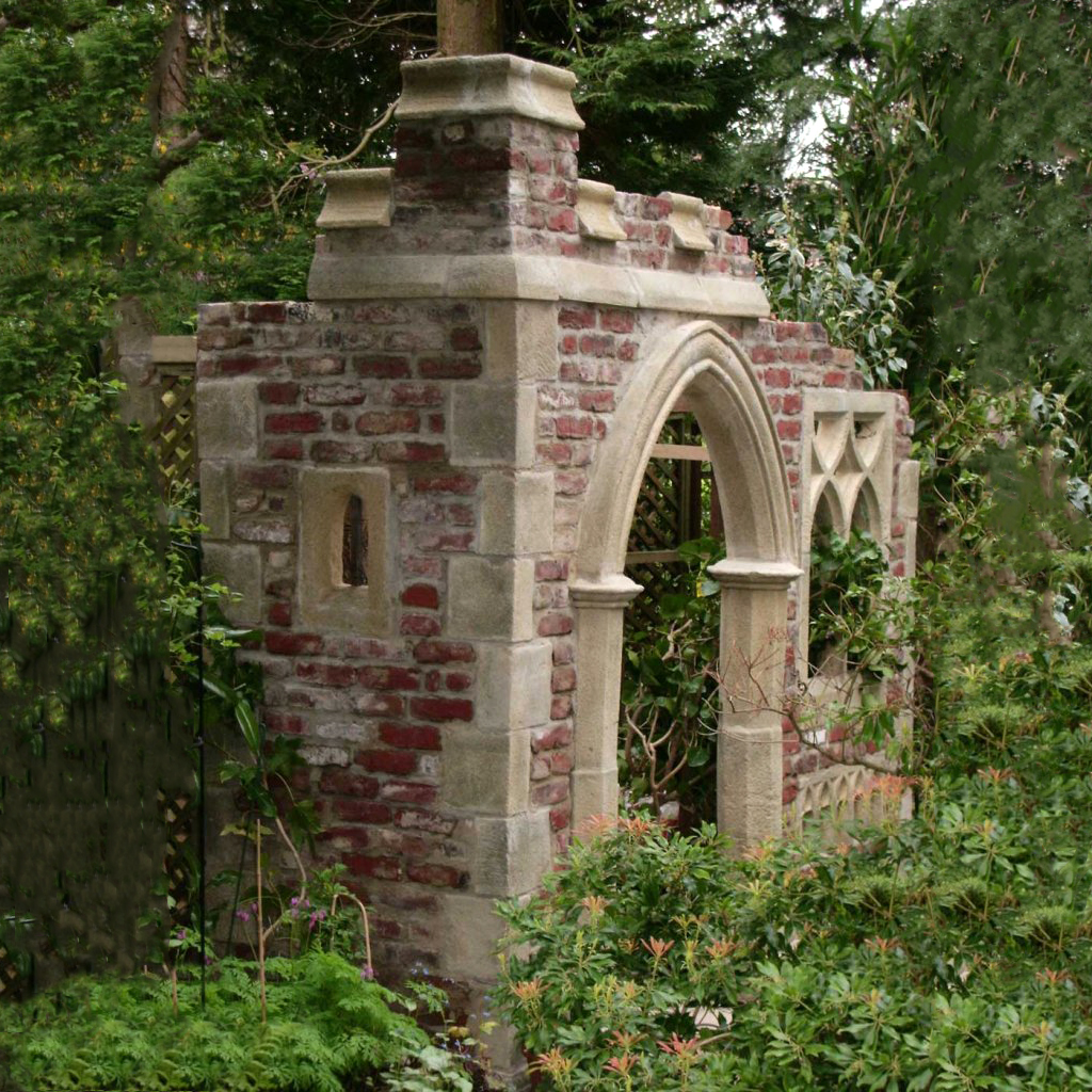 Steinguss Deko Ruine - Chewton Castle