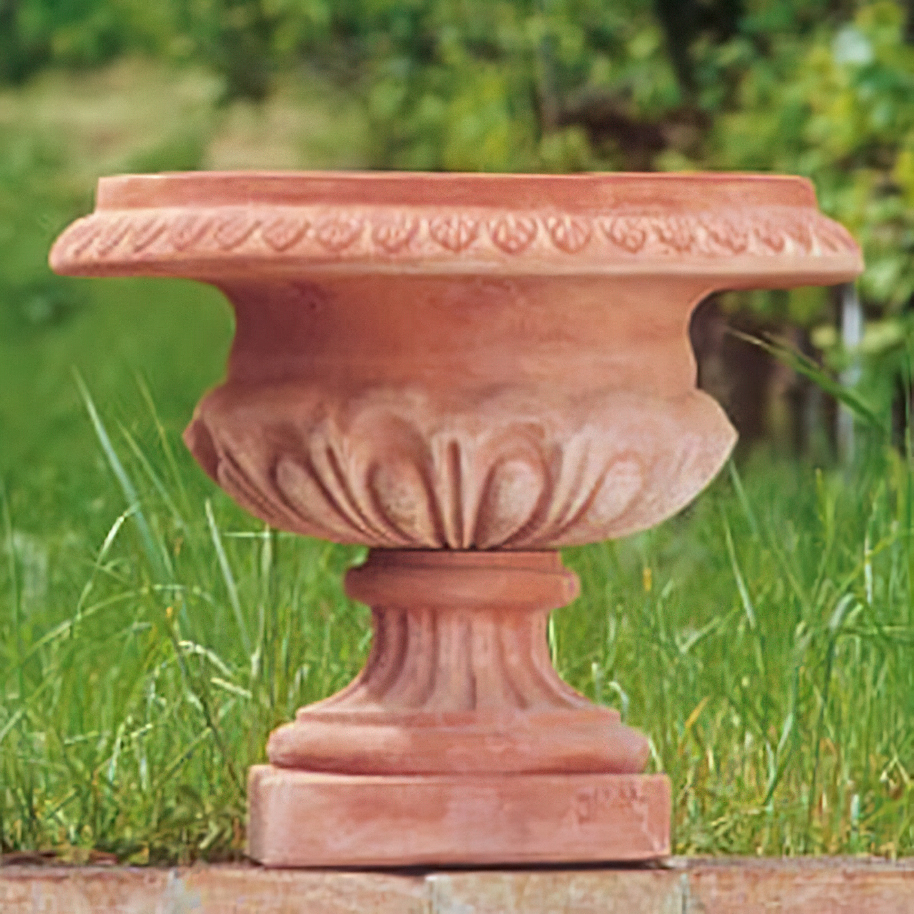 Gartenamphore aus Terrakotta frostbeständig - Caccia