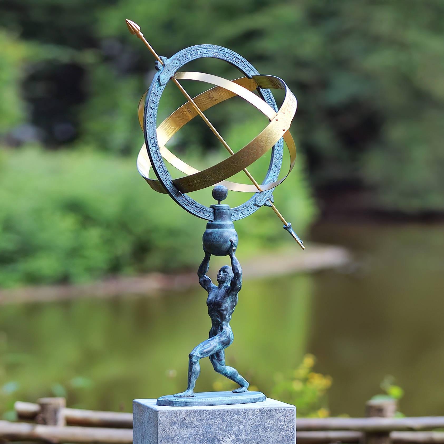 Mann mit Sonnenuhr Bausatz - Giordano