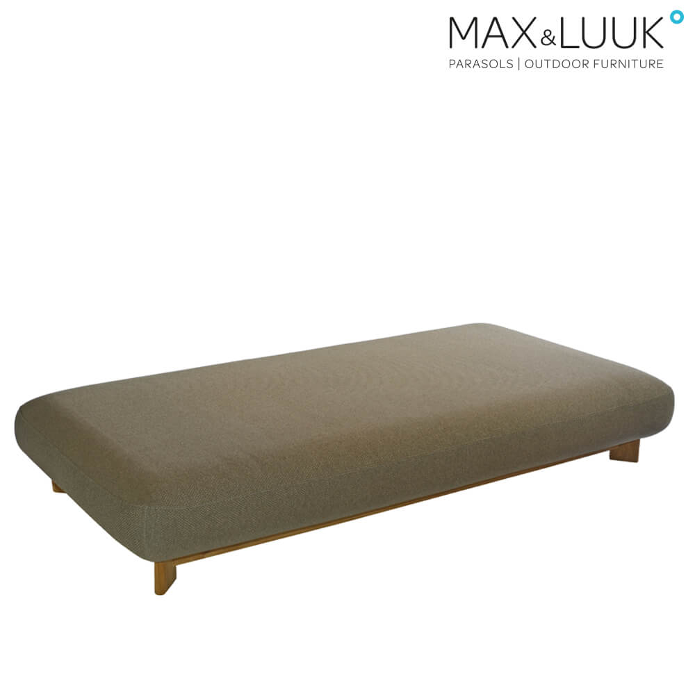 Max & Luuk 3-Sitzer Loungebank aus Teak für die Sitzecke im Garten - Liam Loungebank / ohne Schutzhülle