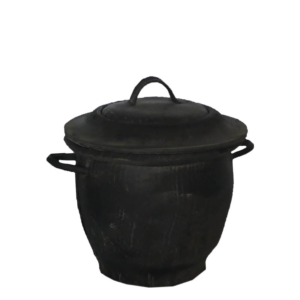 Eimer mit Deckel für die Gartenarbeit aus recycelten LKW-Reifen - Alani / 38cm