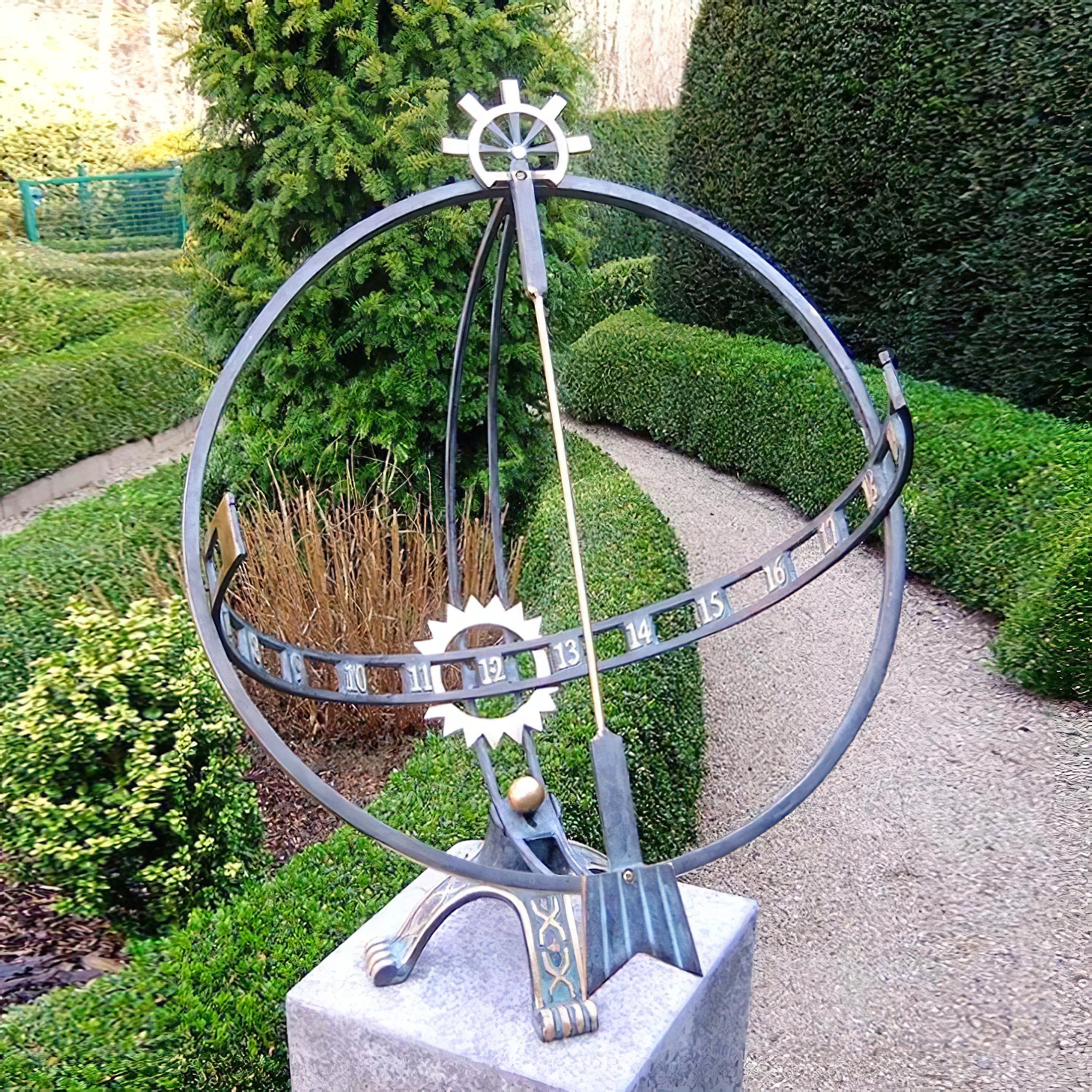 Sonnenuhr Bausatz für den Garten - Archimedes