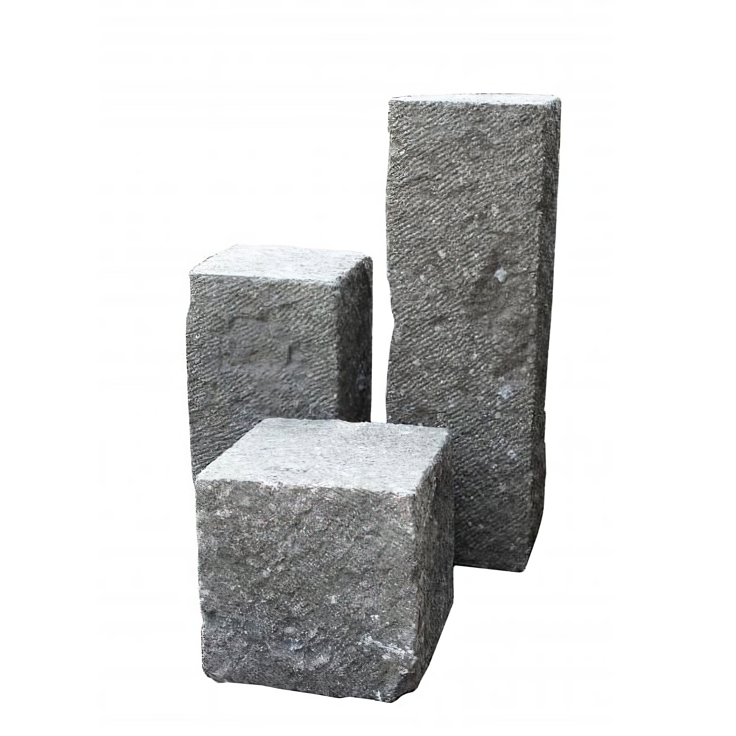 Stein Sockel rechteckig aus Naturstein - Tudinis / 35x35x35xm (HxBxT)