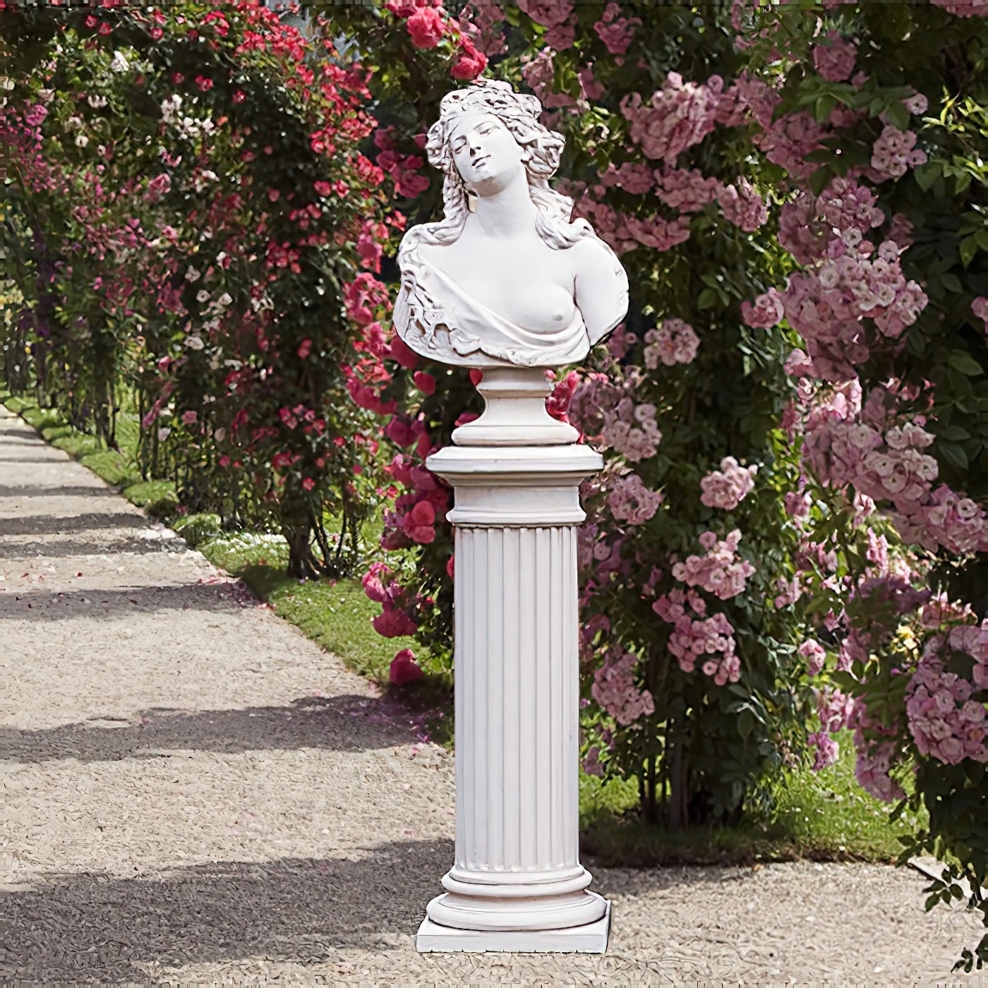 Dorische Säule aus Steinguss - Dorian / Sand