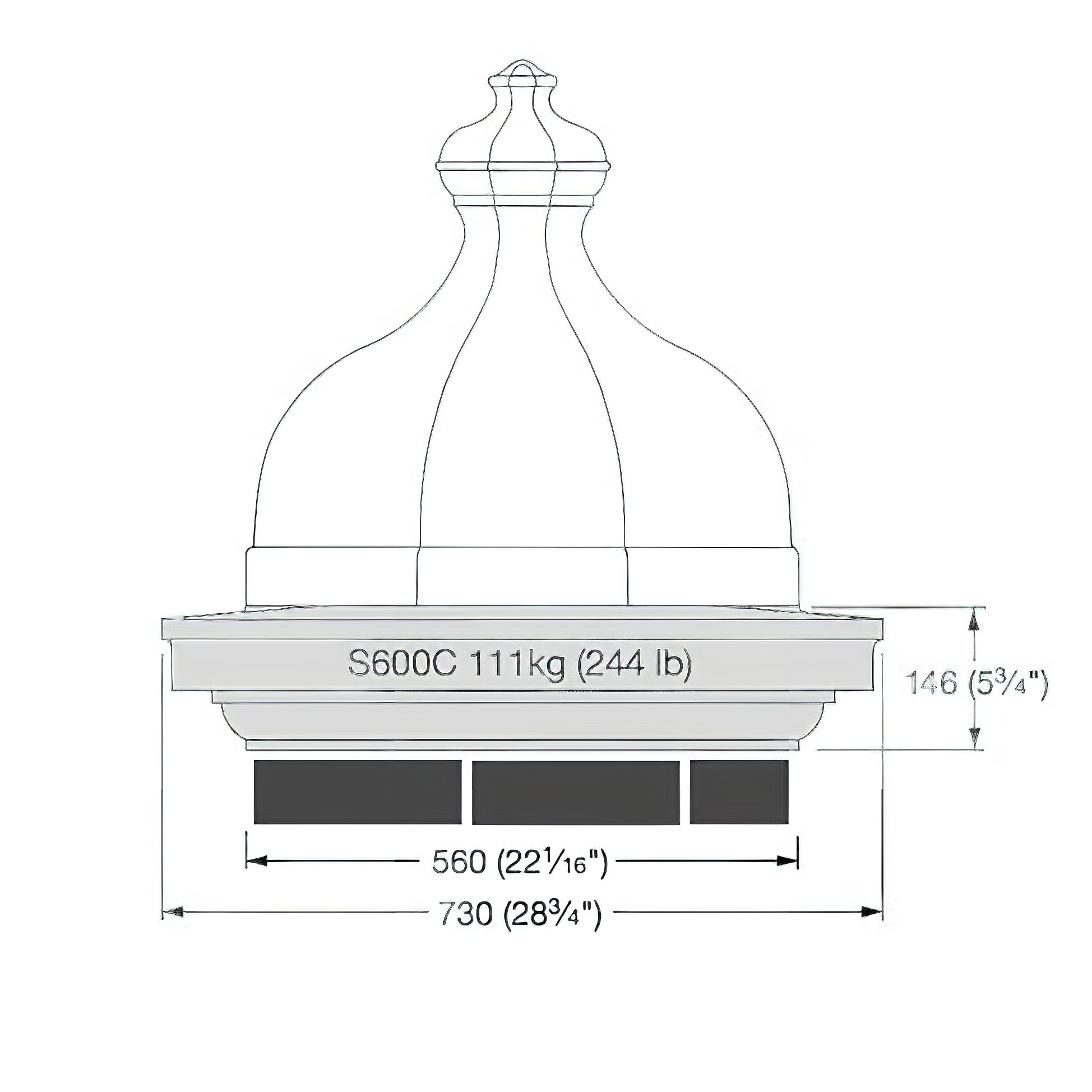 Antike Abdeckplatte für Mauerpfeiler / Sand