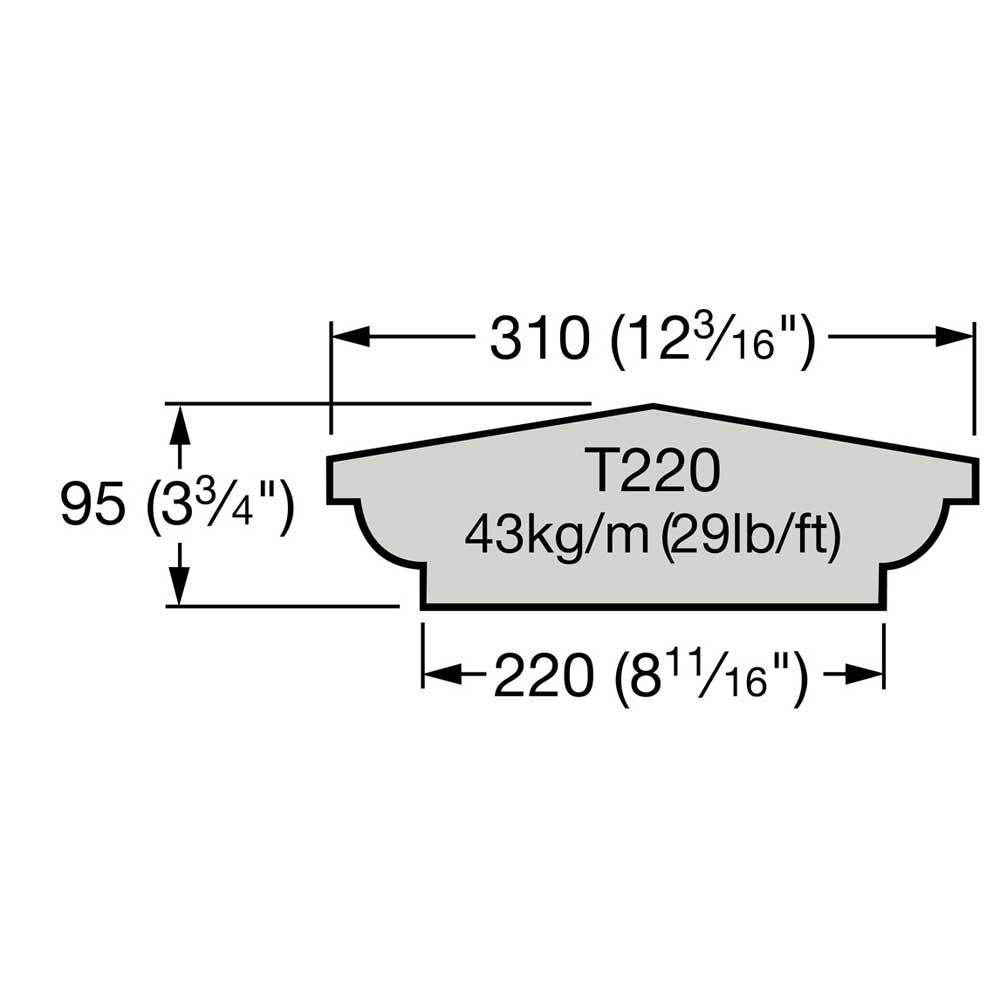 Beton Abdeckplatte für Garten Mauer / Sand
