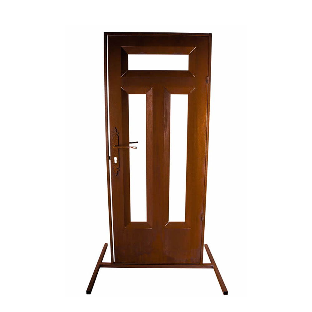 Edel Rost Metalltür zum Öffnen für die besondere Gartengestaltung - Portala