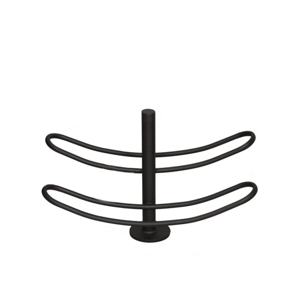 Kleiner Fahrradständer aus Metall für zwei Fahrräder - Gudridur / Grün