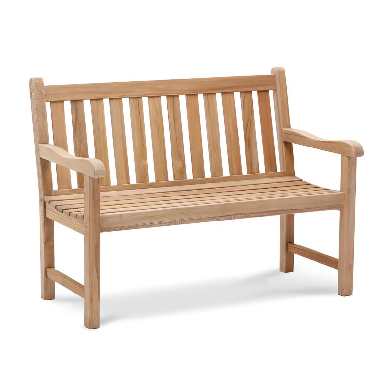 Panchina da giardino in legno con schienale, ideale per arredamento e decorazioni da giardino