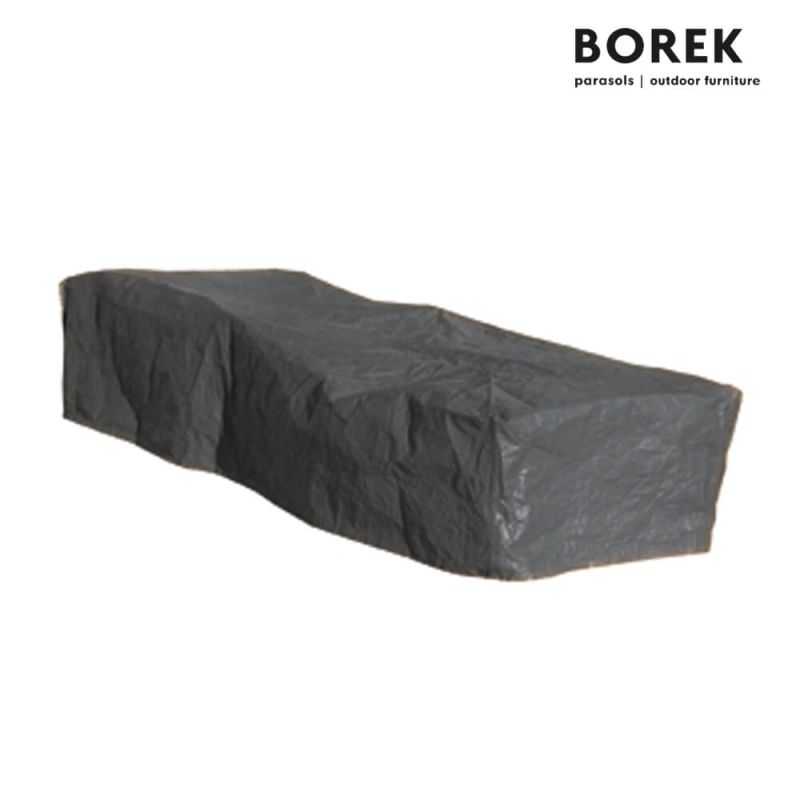 Housse de protection noire, résistante aux intempéries, pour table ou chaise longue de jardin